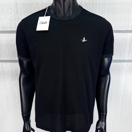 Beymen Club Yaka Detay Basic T-Shirt Siyah(RegularFit)