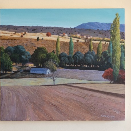 Original, acrylic painting on canvas signed by Rıza Karataş