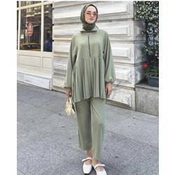 Pilise Detaylı pantolon takım