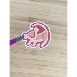 Aslan Kral Tekli Sticker