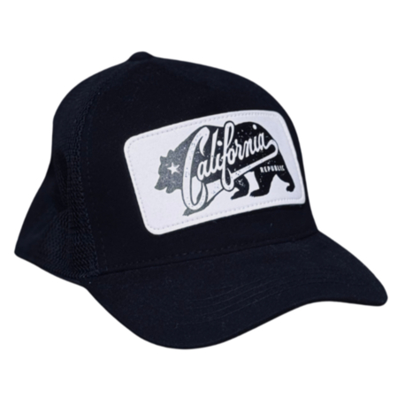 CALIFORNIA REPUBLIC Ayı Patch Detaylı Trucker Şapka (Unisex)
