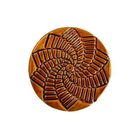Spiral Seramik Dekotarif Duvar Objesi