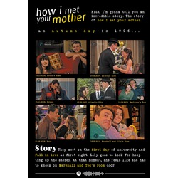 How I Met Your Mother (Lily-Marshall) Anılar Posteri