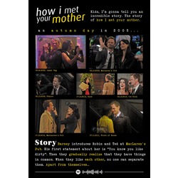 How I Met Your Mother ( Barney - Robin ) Anılar Posteri