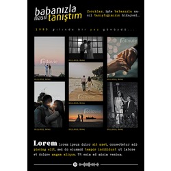 Kişiye Özel How I Met Your Mother (Aunt - Father) Konseptli Anı Posteri