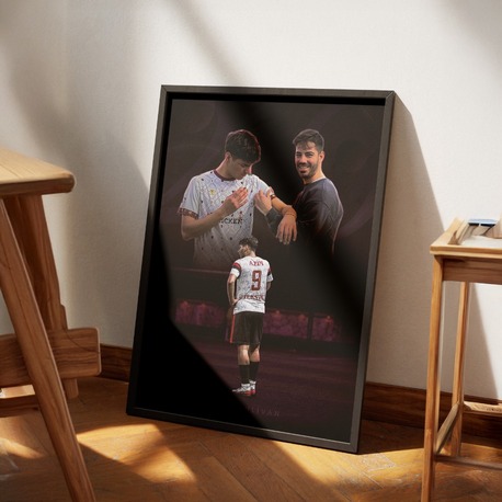 Kişiye Özel Tasarlanan Futbolcu Posteri | Detaylı Konsept 