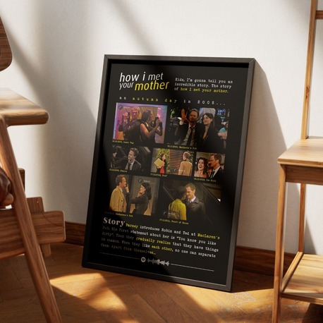How I Met Your Mother ( Barney - Robin ) Anılar Posteri
