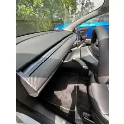 TESLA MODEL 3 MODEL Y için MAX CARBON Performance gösterge paneli alt çıta kapak MAX CARBON