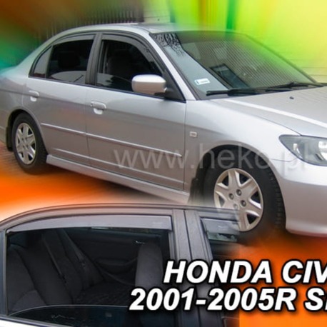 Team HEKO Cam Rüzgârlığı Seti – Honda Civic 2001-2005 Sedan (4 Parça) 17168 