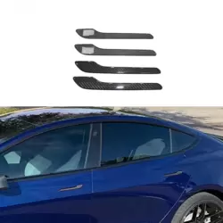 TESLA MODEL 3 MODEL Y için kapı kolu seti MAX CARBON kaplama
