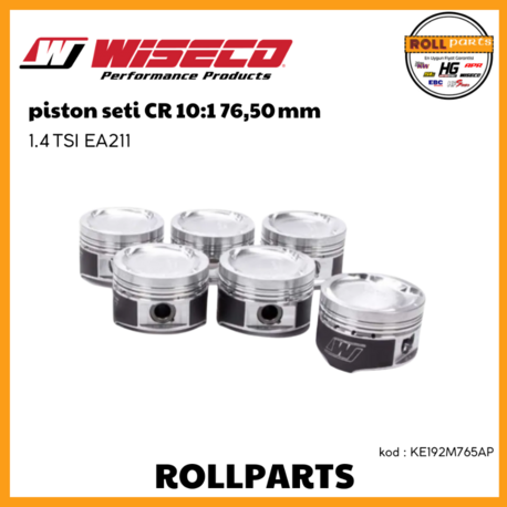 VAG 1.4 TSI Wiseco piston EA211 CR 10:1 76.50mm KE192M765AP
