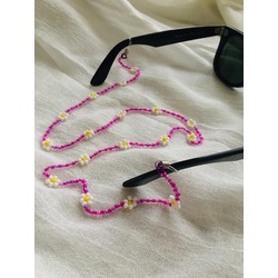 pink eyeglass thread