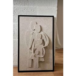 40x50 alçı portre