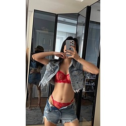Kirmizi Kalpli Sütyen Tanga Iç Çamasiri Takim Sevgililer Günü Seksi Takim - Lingerie Haven