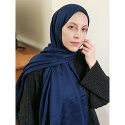 VS Desen Lacivert Jakar Şal