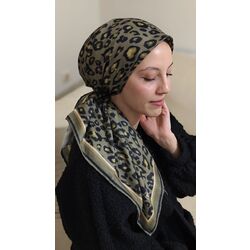 Soft Pamuk Leopar Eşarp