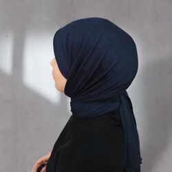 Lacivert Penye Şal