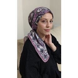 Soft Pamuk Etnik Desenli Eşarp