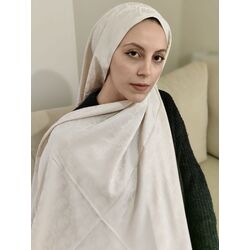 Dior Krem Jakar Şal