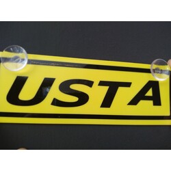 Usta Hazır Yazılı Vantuzlu 