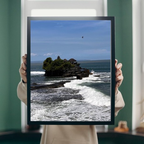 Tanah Lot Bali Tapınağı Poster Seti – 3 Gerçek Fotoğraf | Dijital İndirme 