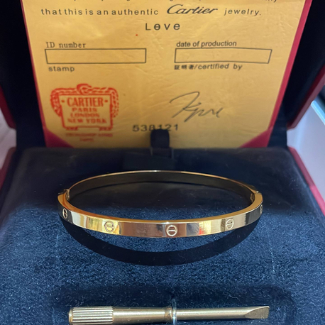 Cartier LOVE Kelepçe Slim
