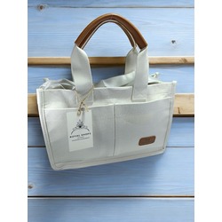 TOTE BAG BEYAZ KANVAS KADIN ÇANTA ORTA BOY KOL OMUZ VE EL ÇANTASI