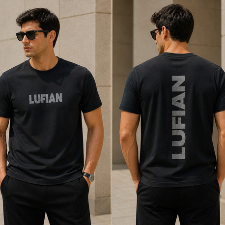 LUFIAN Baskılı Premium Tişört