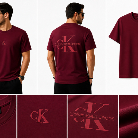  CK Sırt Baskılı Premium Tişört 