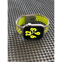 ✨neon sari delikli gri apple watch kordon 42-44mm