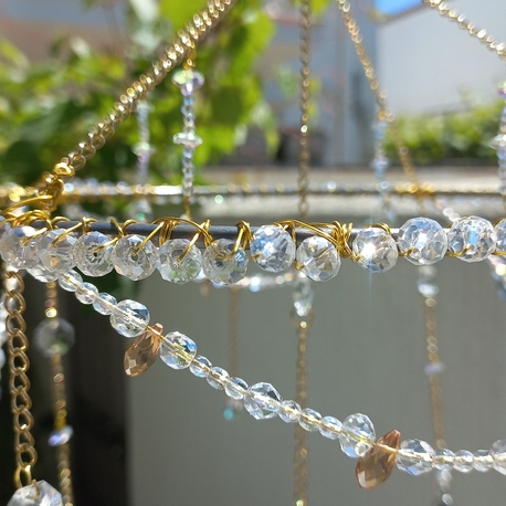 Cunda Breeze | 25 cm El Yapımı Kristal Suncatcher