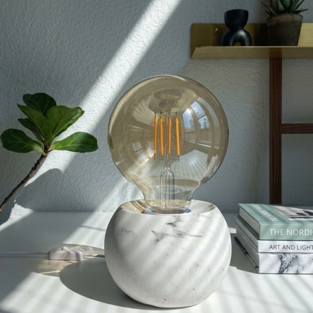 ​Mono Sphere / Siyah Mermer Desenli 