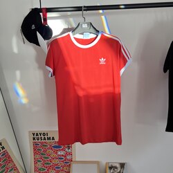 Adidas 3-Strip T-Shirt Kırmızı 8349