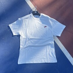 Nike Nakış Logo T-Shirt Beyaz 8401