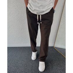 V. Ham Keten Pantolon Kahve 8402