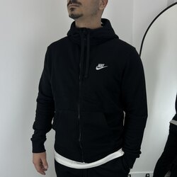 NIKE / Club Fleece Hırka Siyah 8379
