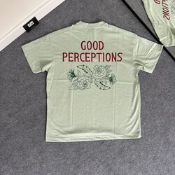 Premium Good Oversize T-Shirt Su Yeşili 8356