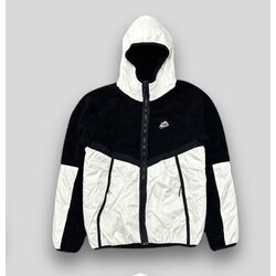 Nike Heritage Sherpa Ceket Beyaz-Siyah 8383