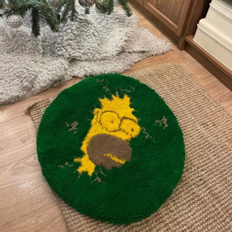 The Simpsons Custom Rug