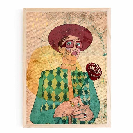 Rosey Fine Art Dijital Baskı İllüstrasyon