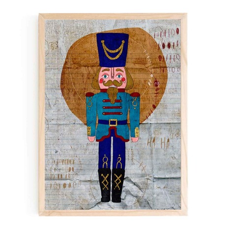 Kurşun Asker Fine Art Dijital Baskı İllüstrasyon
