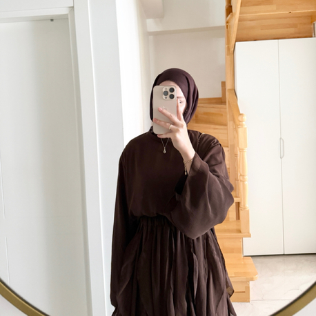 Velora Takım Kahverengi