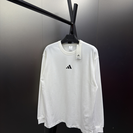 Adidas ‘LOGO’ Oversize Uzun Kollu T-Shirt Beyaz ADS-822