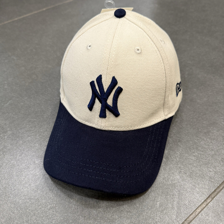 NY LOGO ŞAPKA KREM/LACİVERT