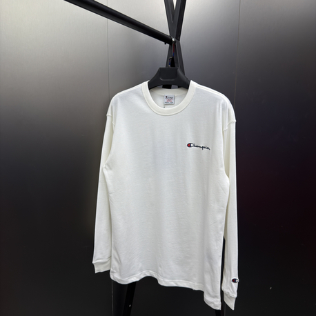 Champion ‘LOGO’ Oversize Uzun Kollu T-Shirt Beyaz CHP-817