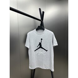 Air Jordan ‘FLIGHT’ T-Shirt Gri Melanj J-1158