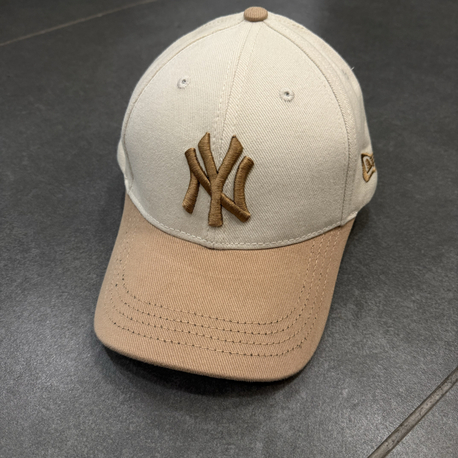 NY LOGO ŞAPKA KREM/BEJ