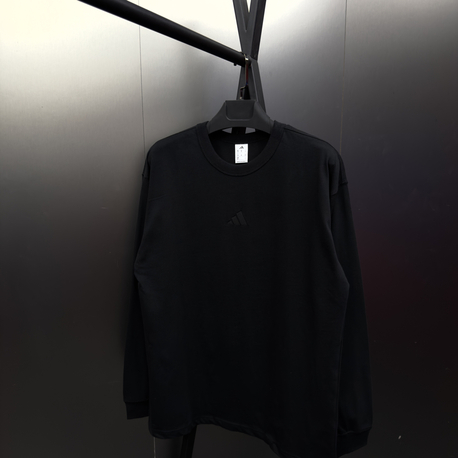 Adidas ‘LOGO’ Oversize Uzun Kollu T-Shirt Siyah ADS-821