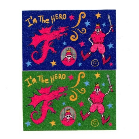 im the hero sticker sheet!