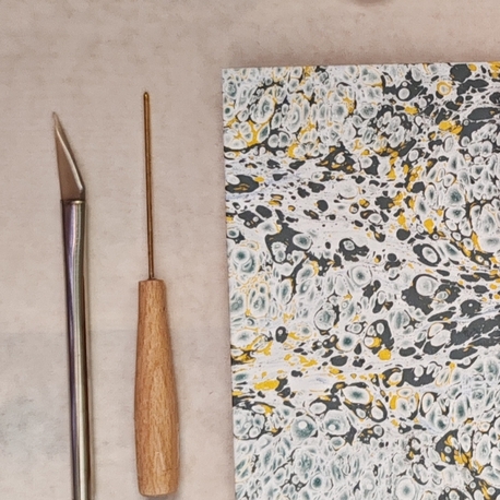 Ruruemade Neftli Ebru defter (sırtı açık) no. 6